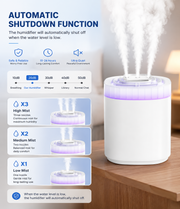 3L Cool Mist Humidifier with Night Light