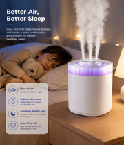 3L Cool Mist Humidifier with Night Light